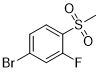 4-Bromo-2-fluoro-1-methanesulfonyl-benzene