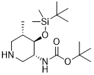 1,1-Dimethylethyl N-[(3R,4R,5S)-4-[[(1,1-dimethylethyl)dimethylsilyl]oxy]-5-methyl-3-piperidinyl]carbamate